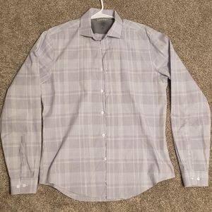 Calvin Klein Mens Dress Shirt Extreme Slim Fit